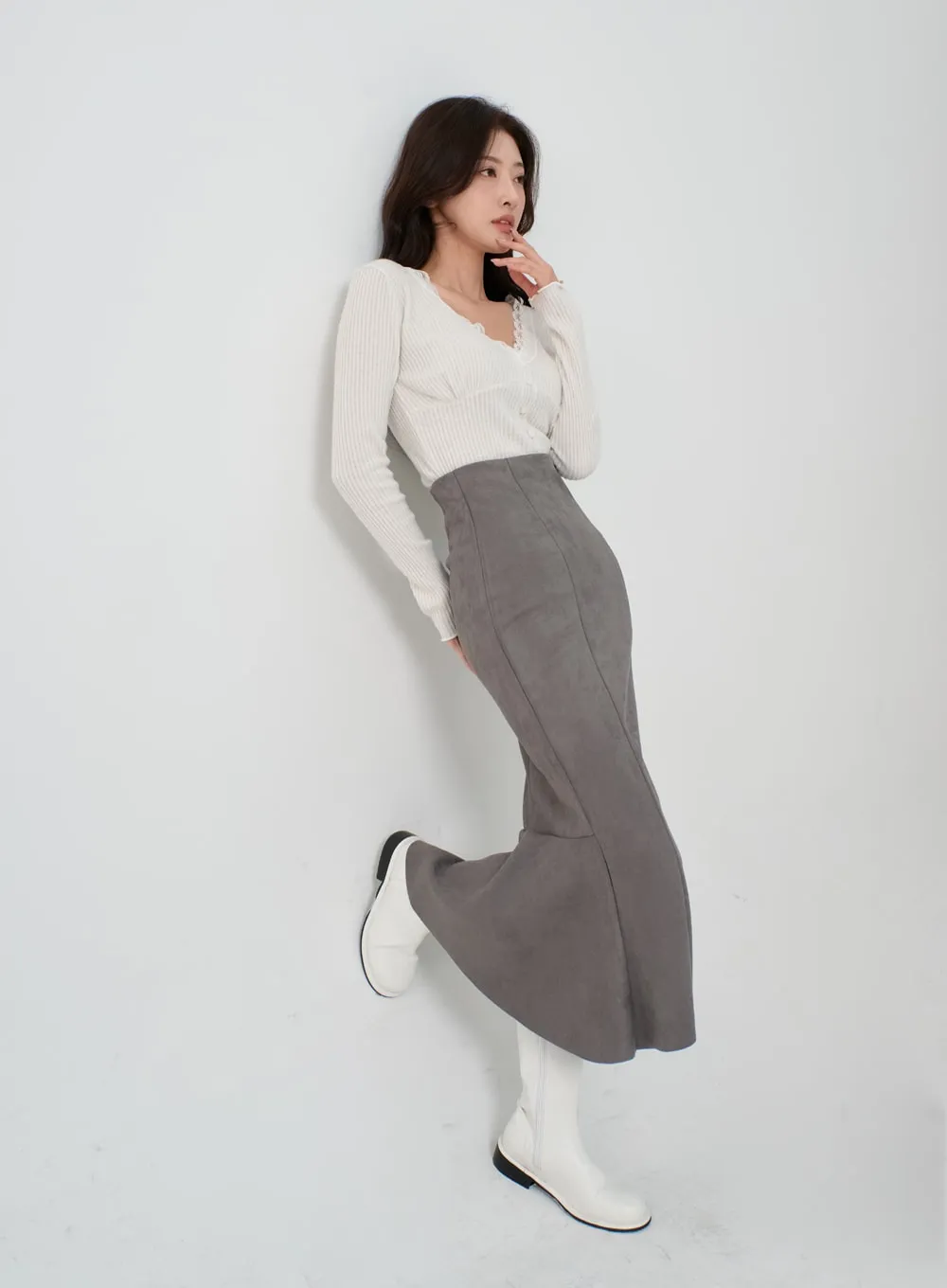 Simple Mermaid Long Skirt IO12