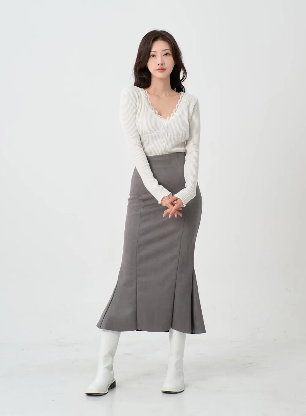 Simple Mermaid Long Skirt IO12