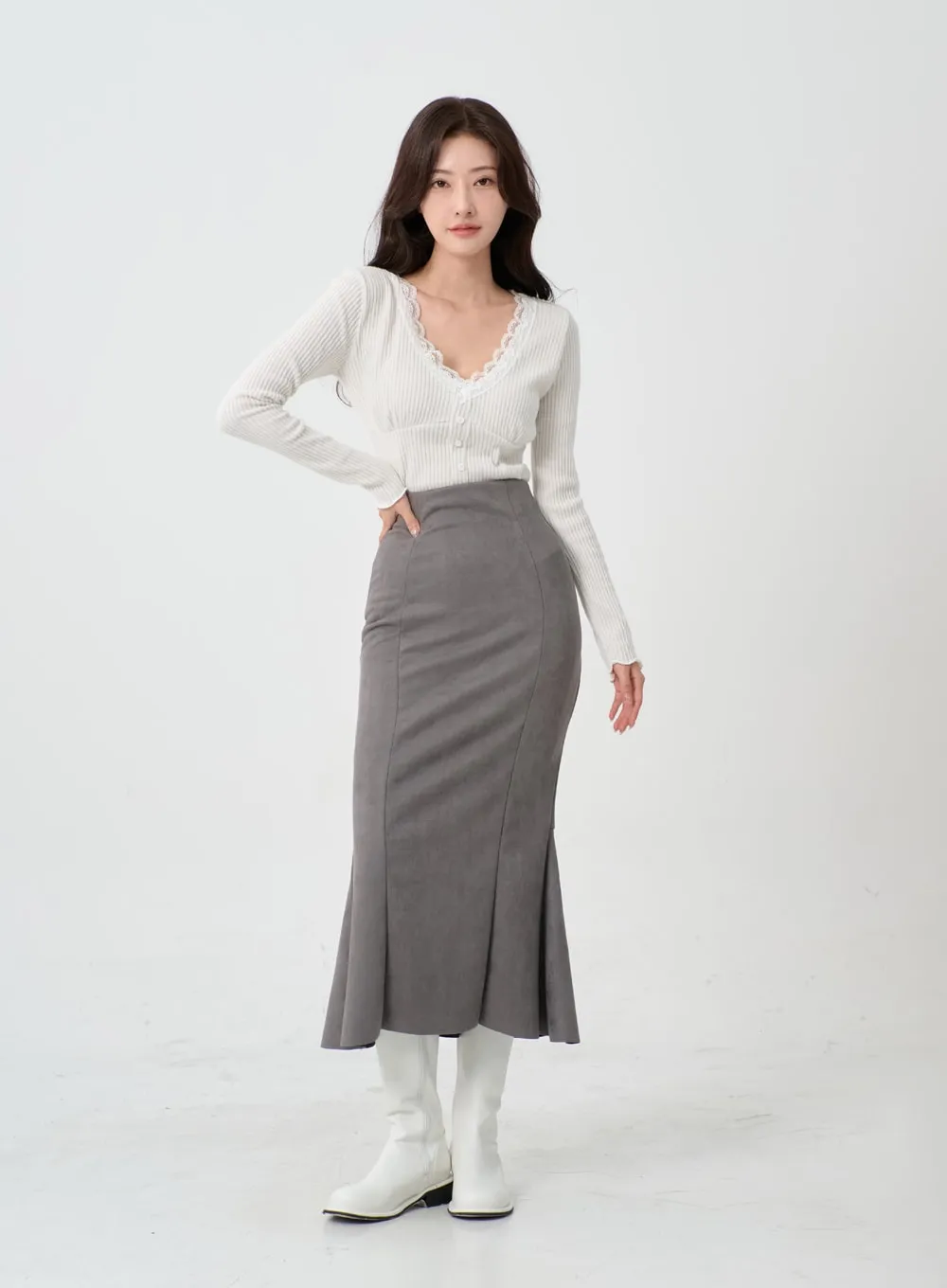 Simple Mermaid Long Skirt IO12