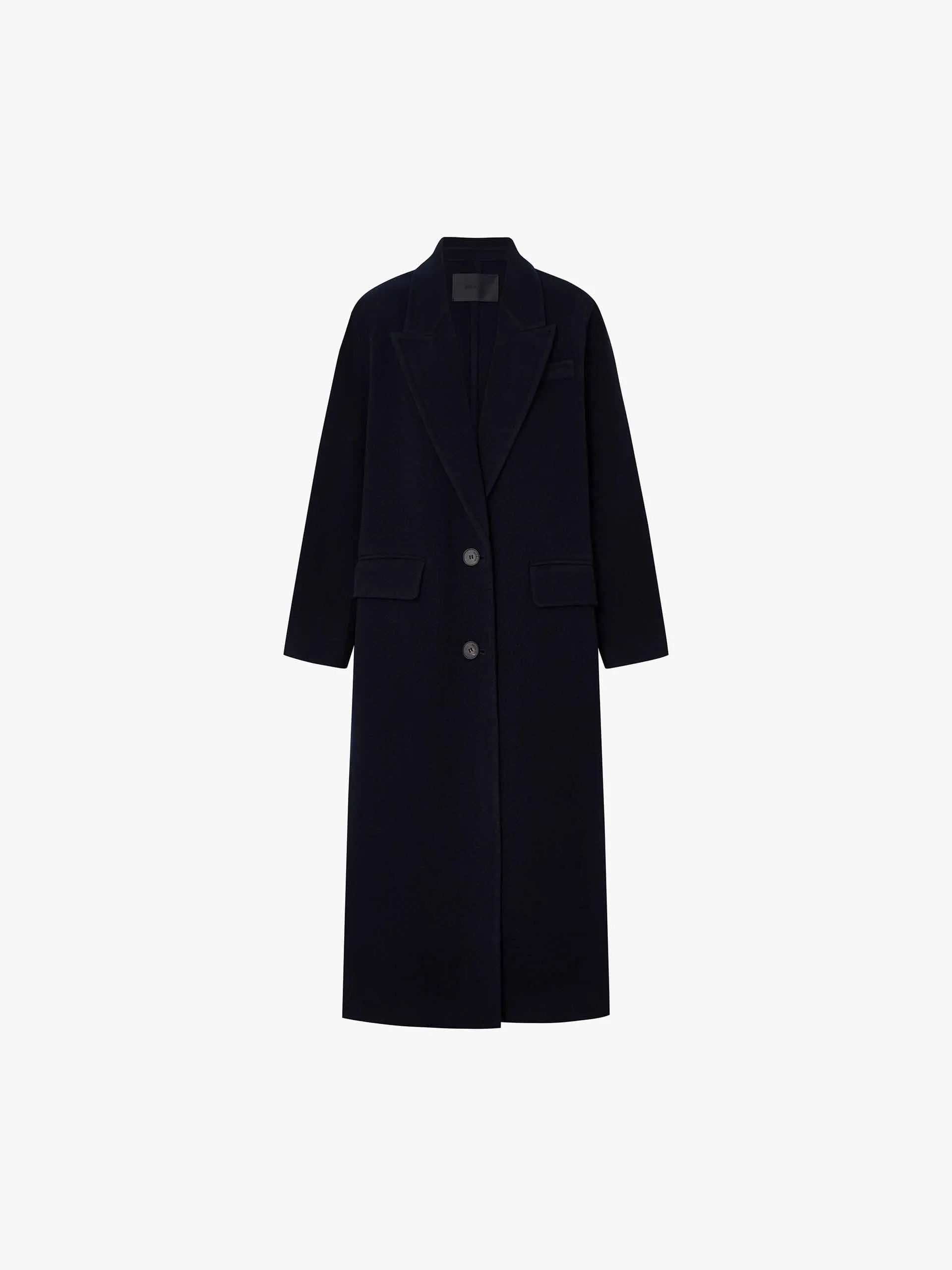 Single Breasted Wool Coat