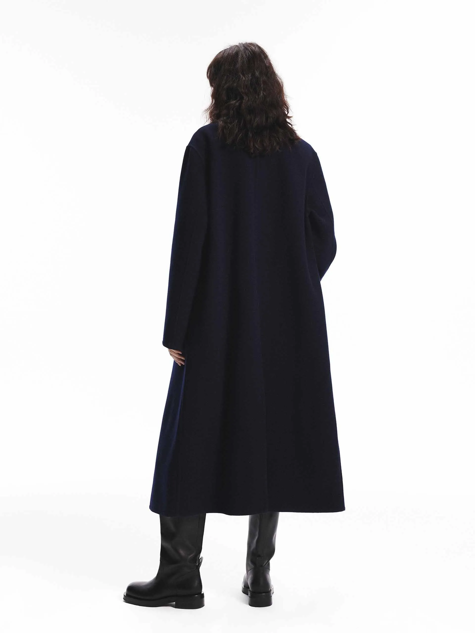 Single Breasted Wool Coat