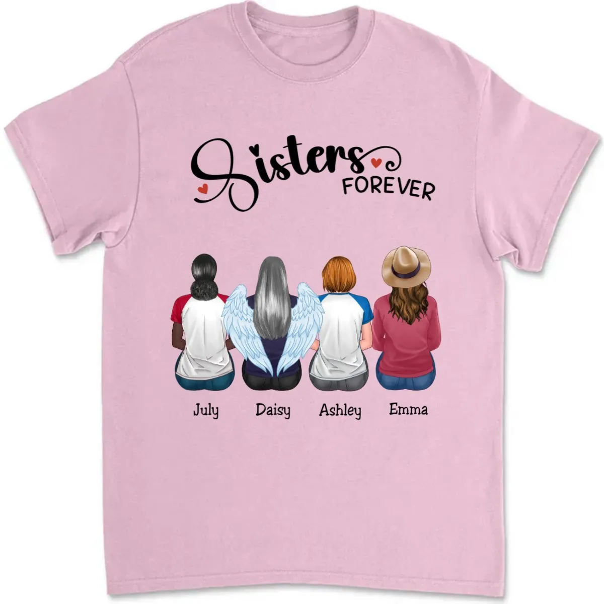 Sisters - Sisters Forever V4 - Personalized T-shirt