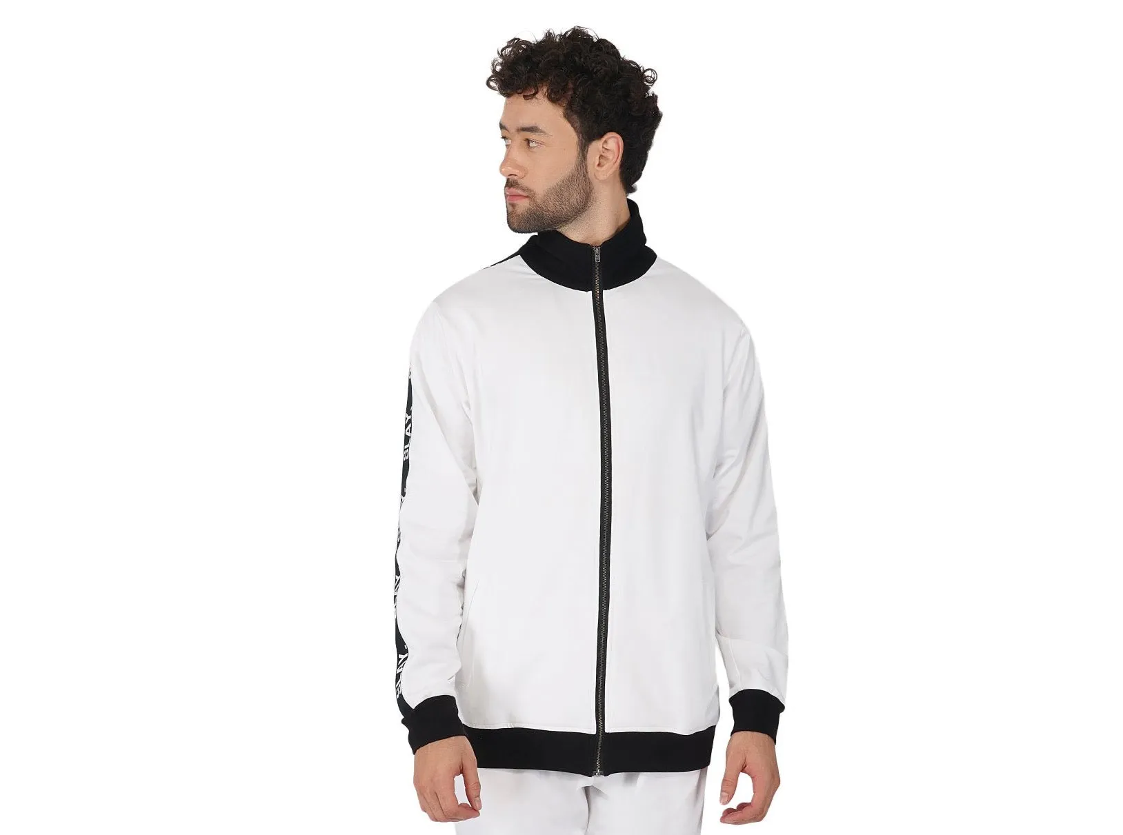 SLAY. Classic Men's Limited Edition White Bomber Jacket