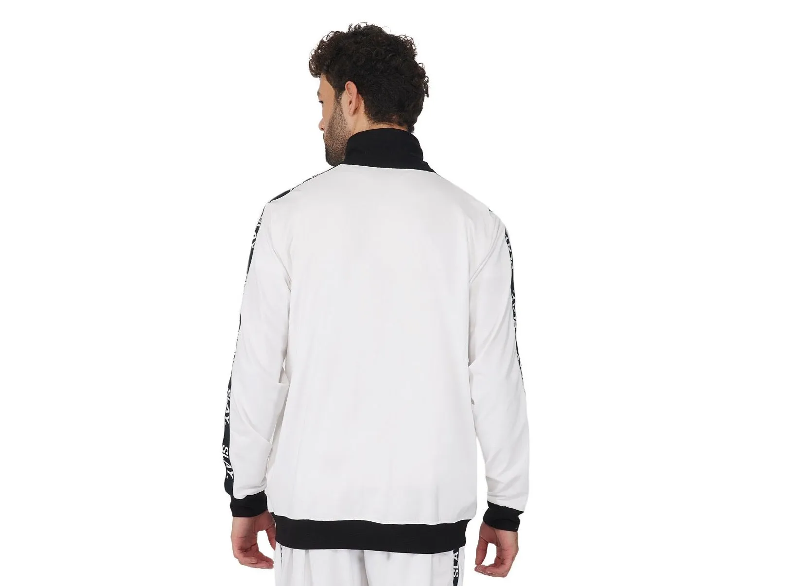 SLAY. Classic Men's Limited Edition White Bomber Jacket