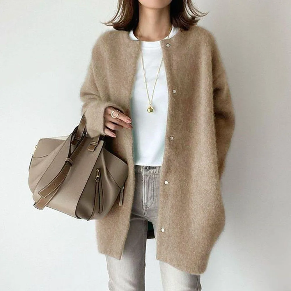 Soft Knitted Coat For Slimming Sense Of Design Women Cardigans Loose Jacket Autumn And Spring