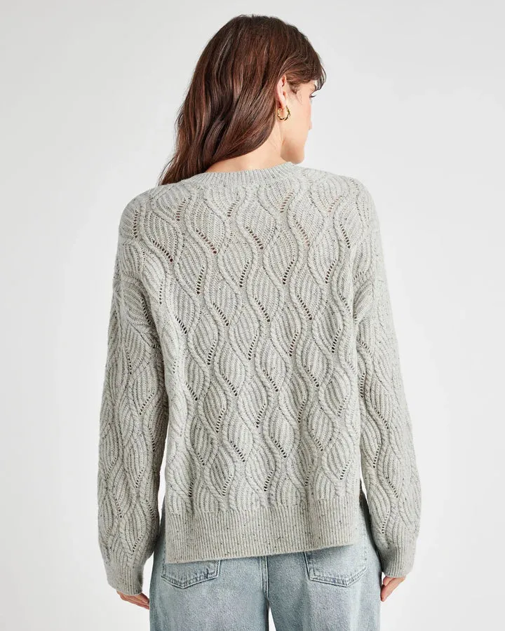 SPLENDID DIANA SWEATER HEATHER GREY MARL