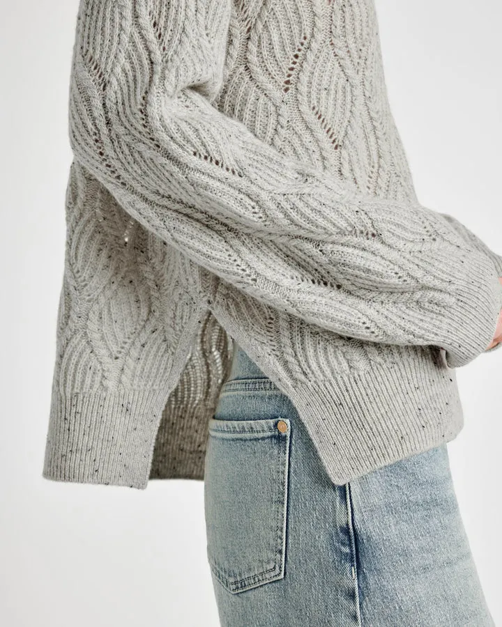 SPLENDID DIANA SWEATER HEATHER GREY MARL