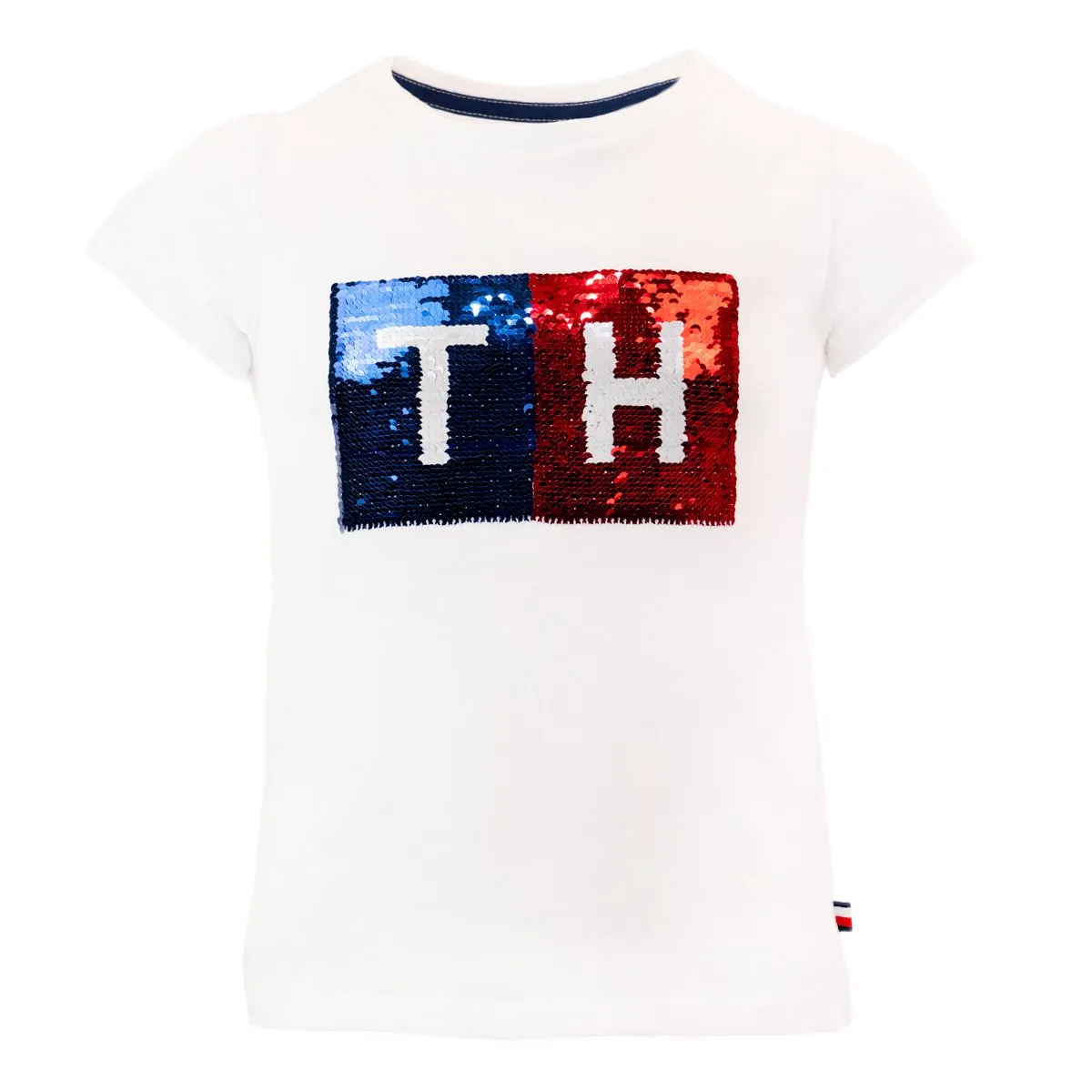 Tommy Hilfiger Girls' 85 Sequin T-Shirt