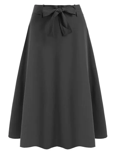 Trendy  Midi Flare Skirt