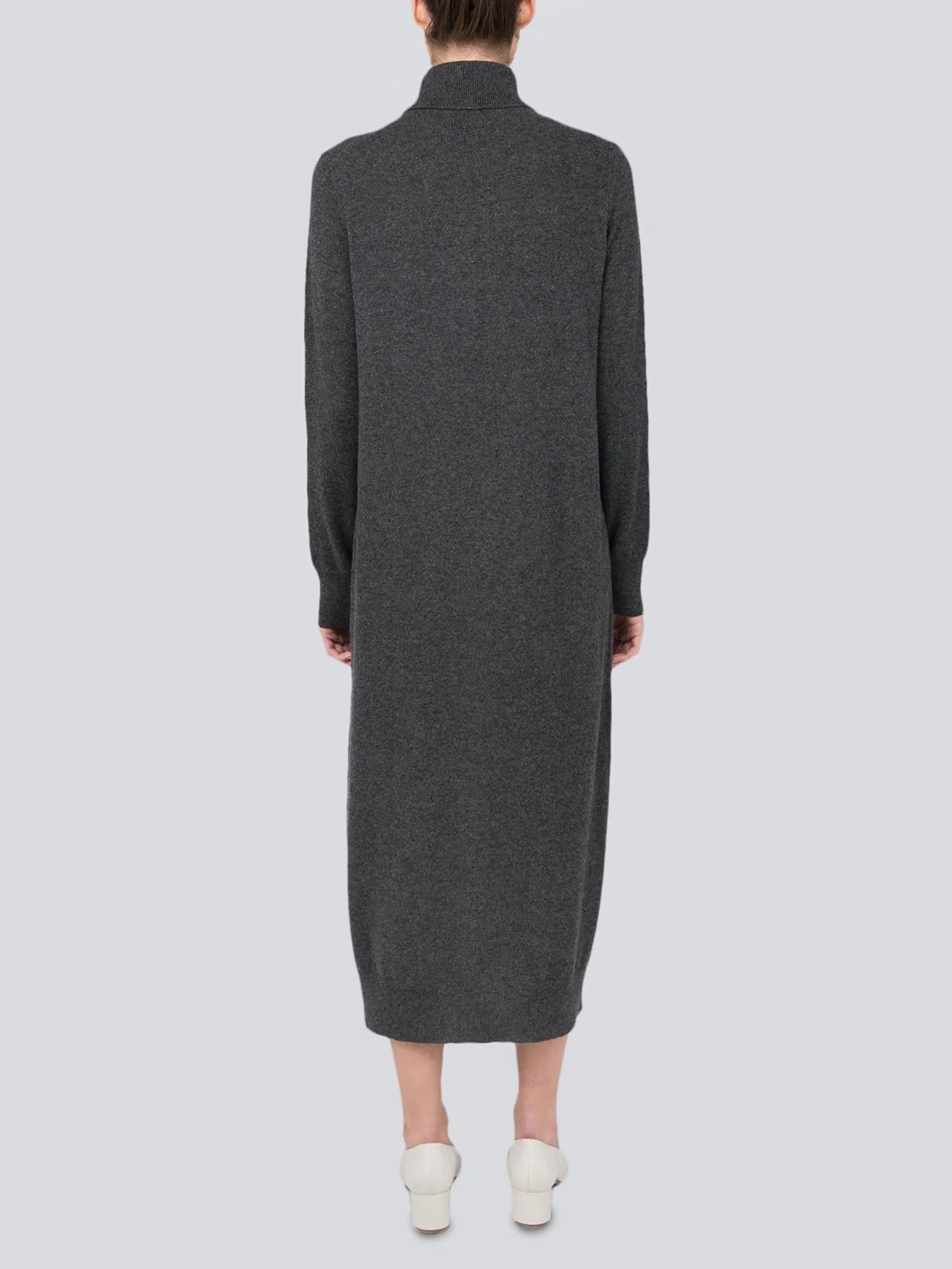 Turtleneck Maxi Dress_Graphite