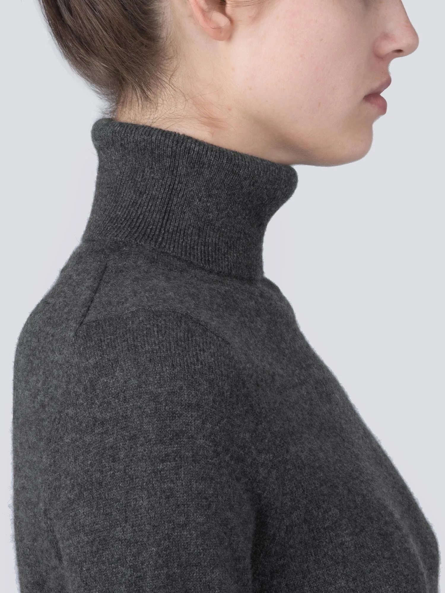 Turtleneck Maxi Dress_Graphite