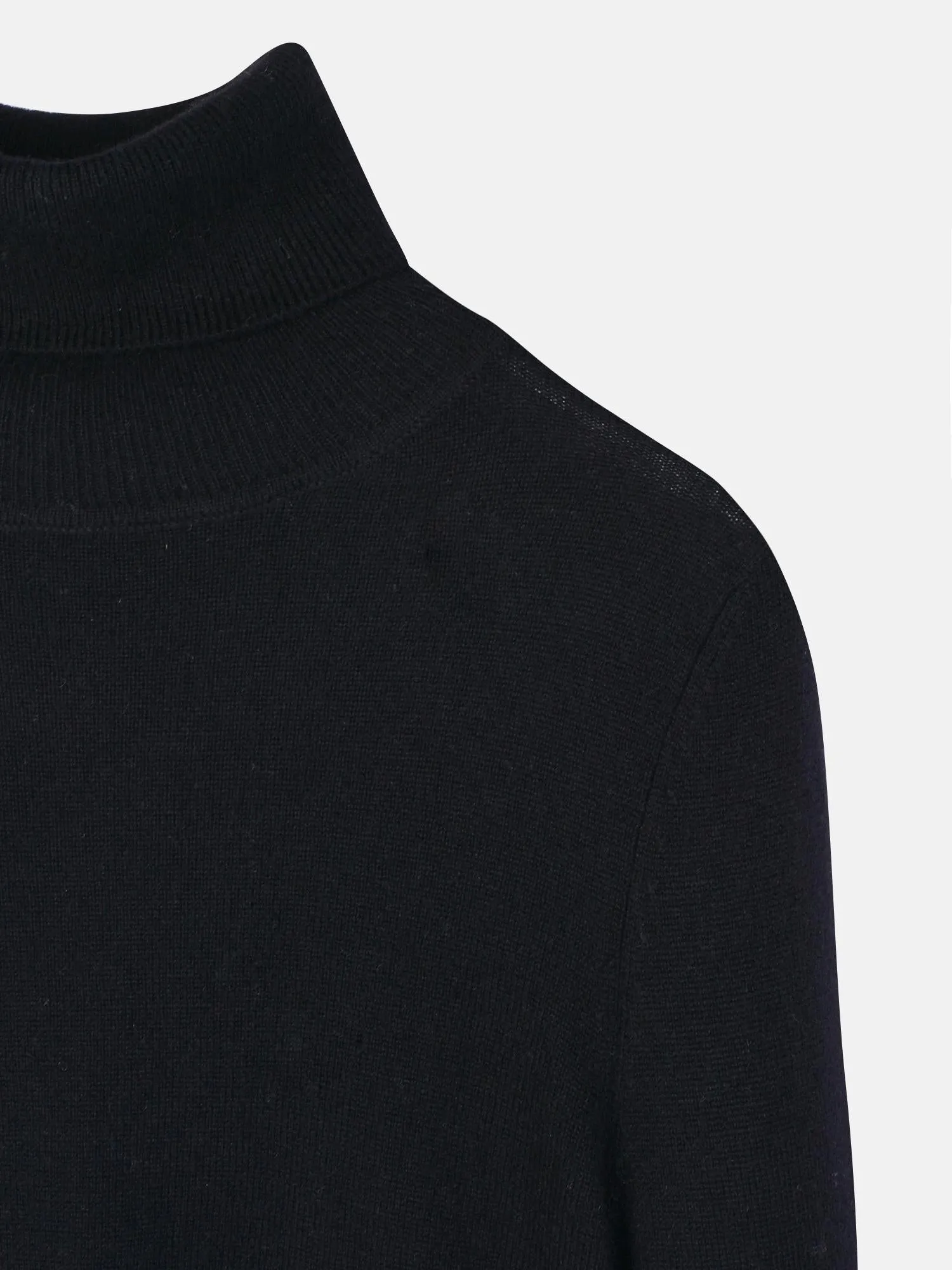 Turtleneck Slimfit Dress_Black