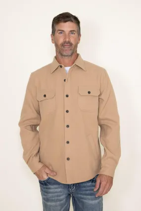 Weatherproof Vintage Lumber Jack Unlined Shirt Jacket for Men in Khaki | F2370520GK-KHAKI