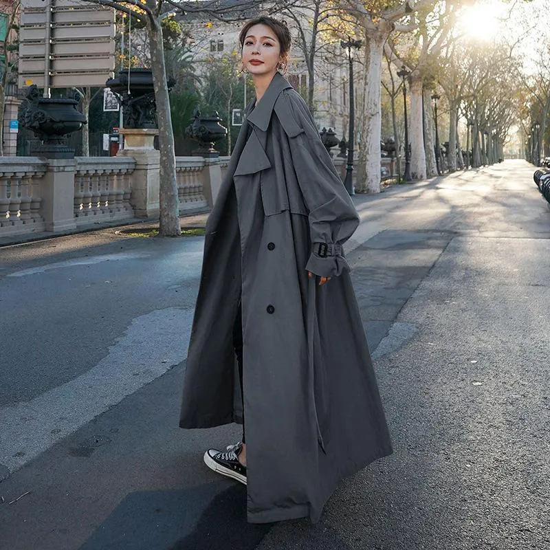 Women Loose Long Fall Coats