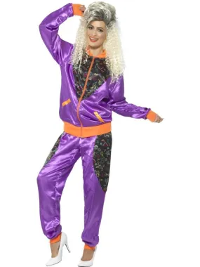 Womens Costume - Purple Retro Shell Suit