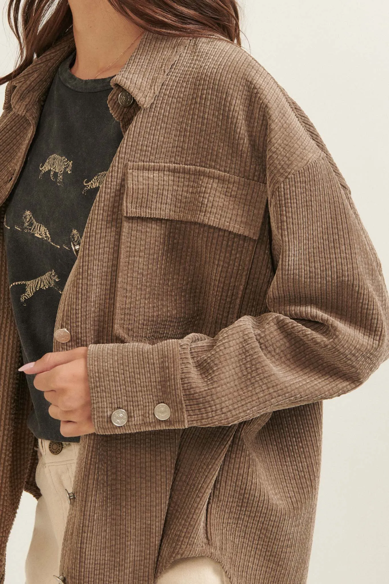 Working Class Hero Corduroy Shacket